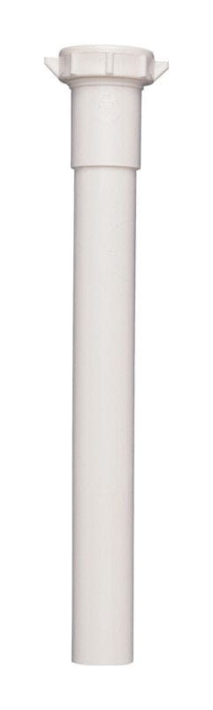 Plumb Pak PP42-8W 1-1/4 in. D X 8 in. L Plastic Extension Tube