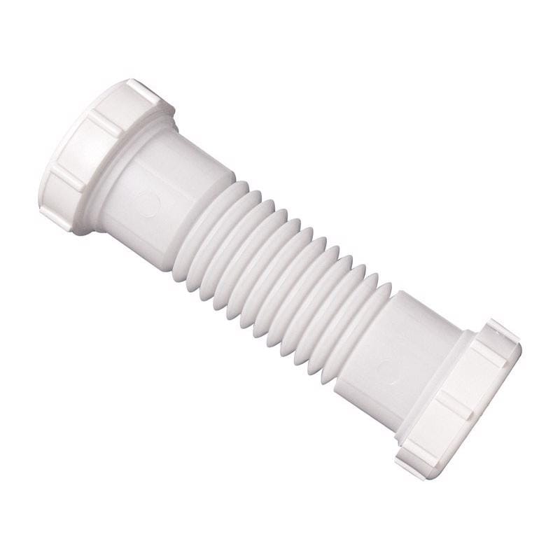 Plumb Pak PP812-15 Flex N Fix 1-1/2 in. D X 6 in. L Plastic Straight Extension Coupling