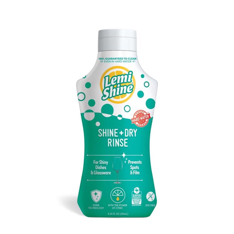 Lemi Shine 020185007 Lemon Scent Gel Dishwasher Rinse Aid 8.45 oz 1 pk