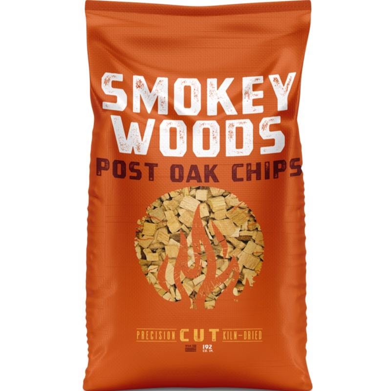 Smokey Woods SW-20-45-192 All Natural Post Oak Wood Smoking Chips 192 cu in
