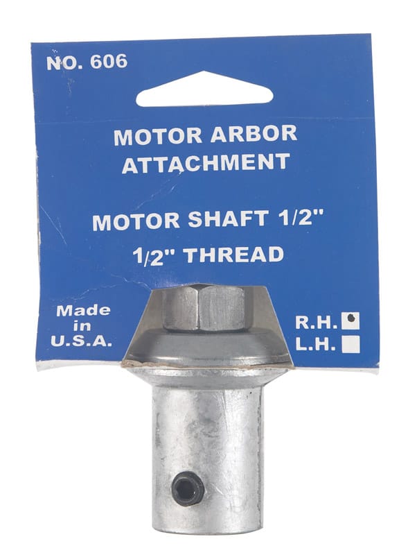 Chicago Die Cast 606-5 3 inch in. L Work Arbor 1/2 in. 1 pc