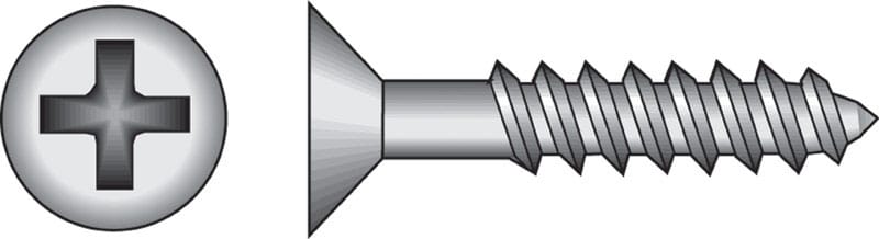 Hillman 39267 No. 10 X 2 in. L Phillips Black Phosphate Twin Thread Cabinet Screws 1 pk