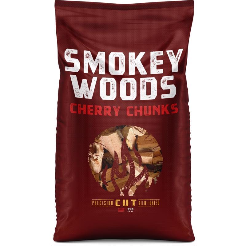 Smokey Woods SW-10-15-350 All Natural Cherry Wood Smoking Chunks 350 cu in