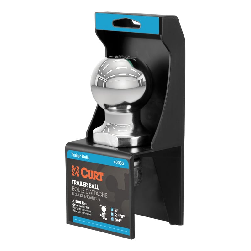 Curt 40065 3500 lb. cap. 2 in. Hitch Ball
