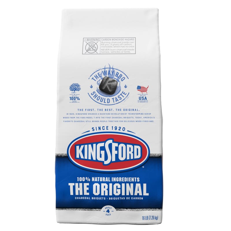 Kingsford 10044600321032 All Natural Original Charcoal Briquettes 16 lb