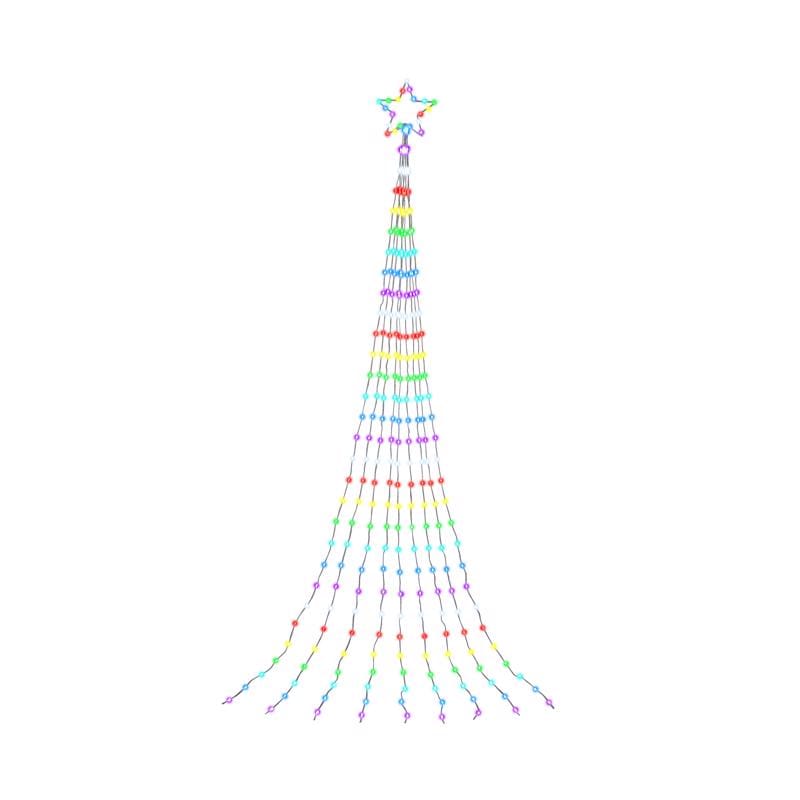 Celebrations RGB12STARA LED Multi RGB Shooting Star 12 ft. Yard Decor