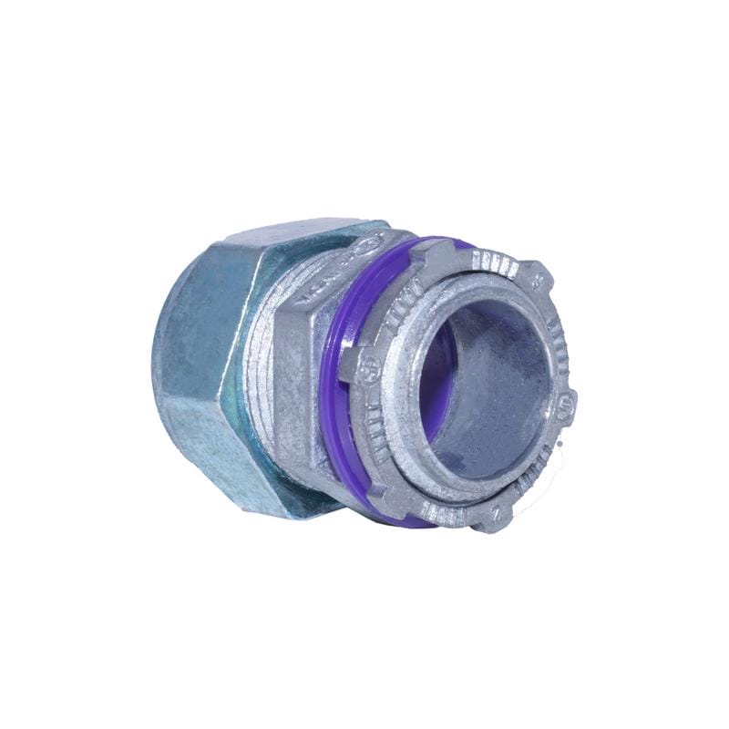 Sigma Engineered Solutions 49850 ProConnex 1/2 in. D Die-Cast Zinc Rain-Tight Compression Connector For EM