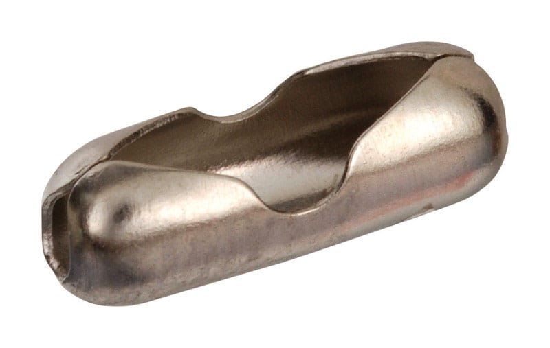 Hillman 711100 Aluminum Silver Bands/Caps Ball Chain Connector