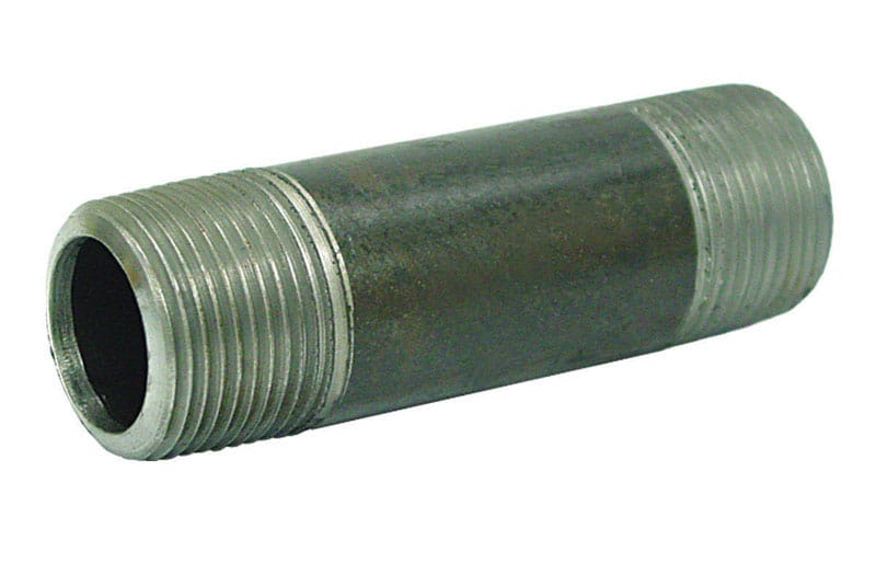 Anvil 8700155156 Beck 2 in. MPT Galvanized Steel Close Nipple