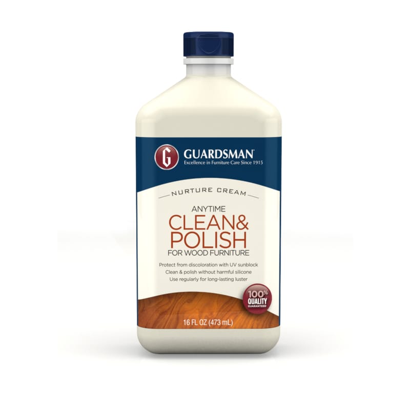 Guardsman 461500 Anytime Clean & Polish Woodland Fresh Scent Furniture Cream 16 oz Cream