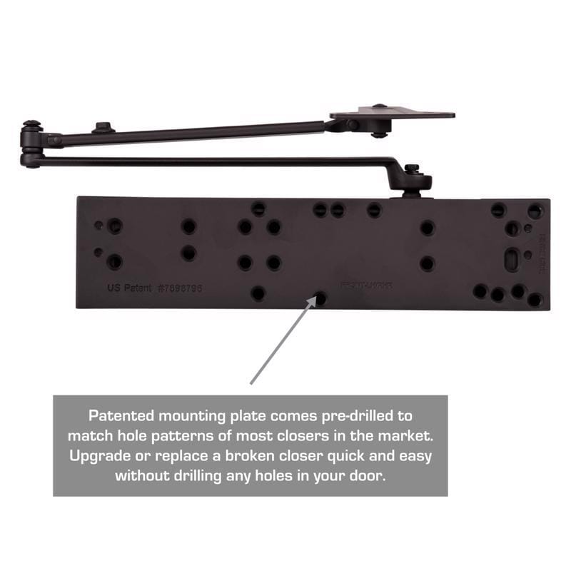 Brinks BC4062 Commercial Oil Rubbed Bronze Steel Hydraulic Door Closer Grade 1