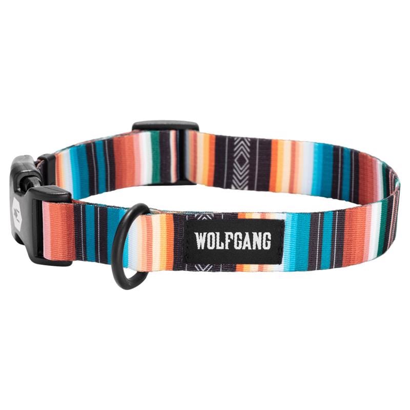Wolfgang WC-003-06 Multicolored LostArt Polyester Dog Adjustable Collar Large