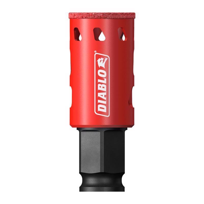 Diablo DHS1000DG 1 in. Diamond Grit 5.52 in. L X 1/4 in. D Hole Saw