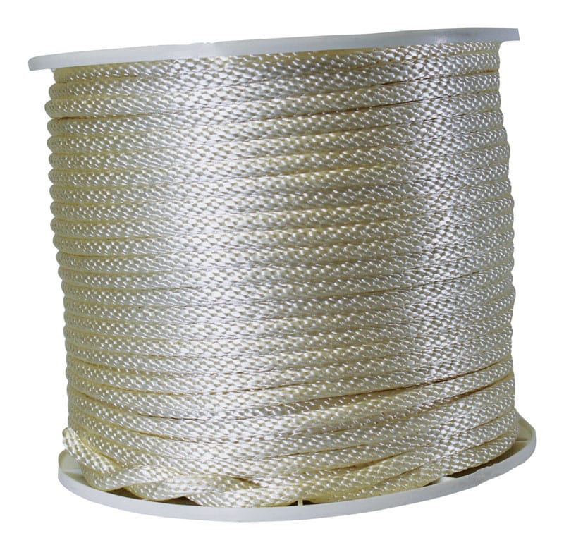 Koch Industries 5221245 3/8 in. D X 500 ft. L White Solid Braided Nylon Rope