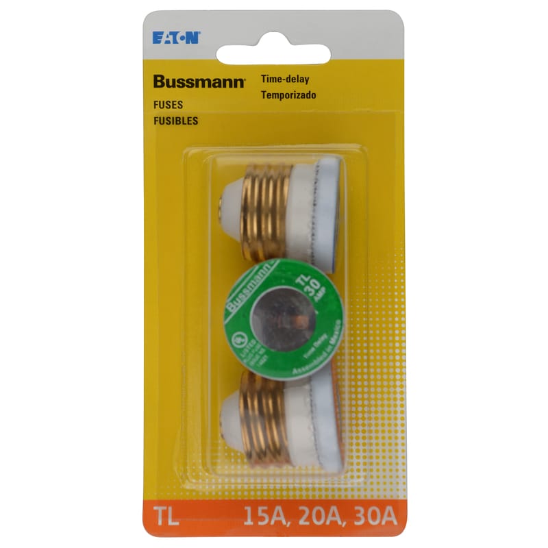 Bussmann BPTLA Time Delay Plug Fuse 3 pk