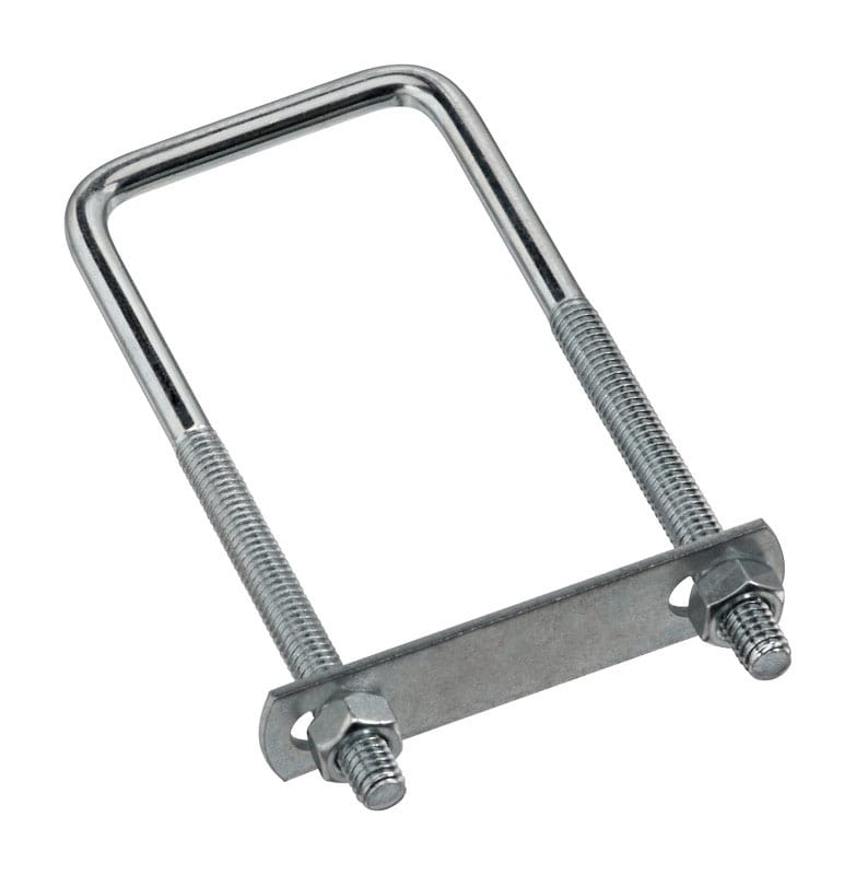 National Hardware N222-364 5/16 in. X 2 in. W X 5 in. L Coarse Zinc-Plated Steel Square U-Bolt