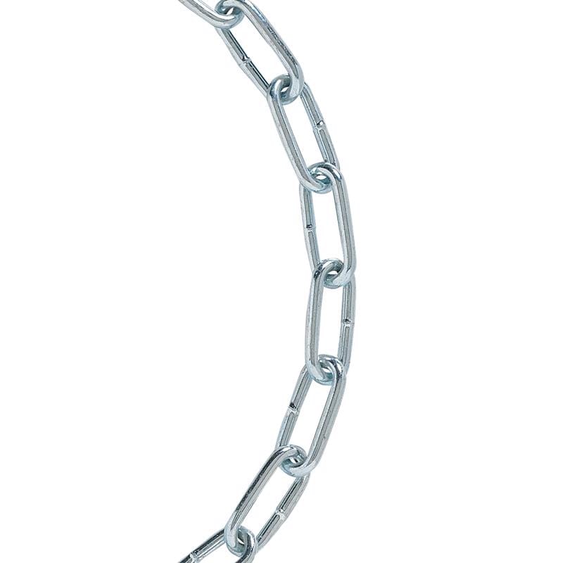 Koch Industries 721876 #4 in. Straight Link Carbon Steel Coil Chain .12 in. D X 100 ft. L