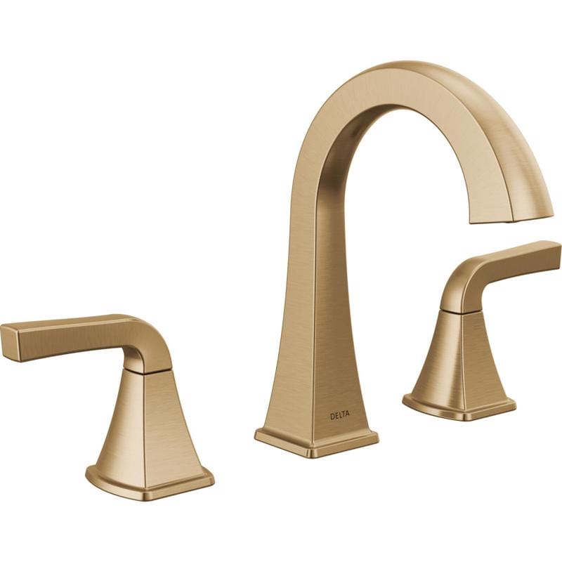 Delta 35854LF-CZ Knoxville Bronzed Gold Transitional Widespread Bathroom Sink Faucet 16 in.
