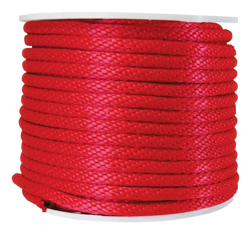 Koch Industries 5092045 5/8 in. D X 140 ft. L Red Solid Braided Polypropylene Derby Rope