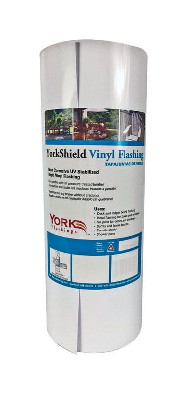 York YSFVW1850 18 in. W X 600 in. L Vinyl Flashing White