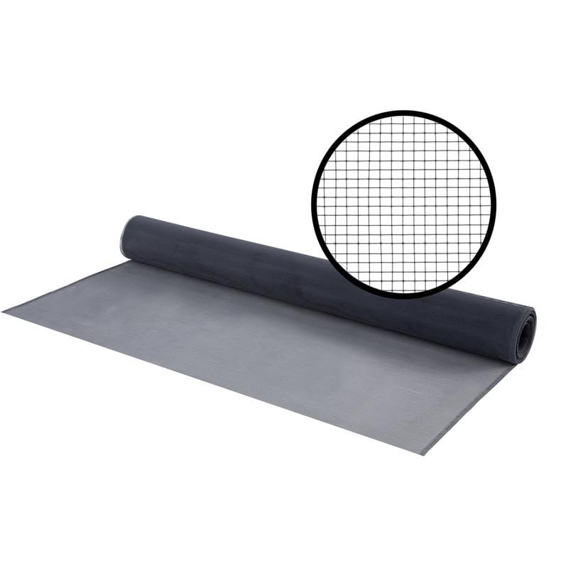 M-D Building Products 14113 Charcoal Aluminum Door and Window Screen 36 in. W X 25 ft. L 1 pk