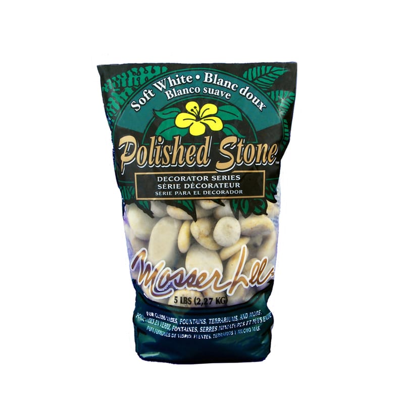 Mosser Lee ML1160 White Polished Soil Cover 5 lb