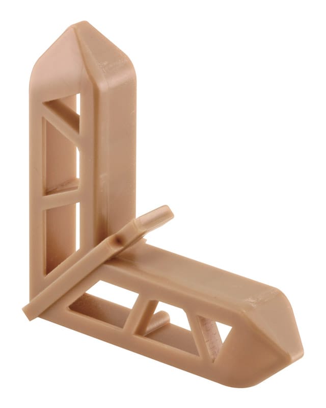 Prime-Line PL 15767 Bronze Plastic 3/4 in. W X 7/16 in. L Screen Frame Corner 1 pk