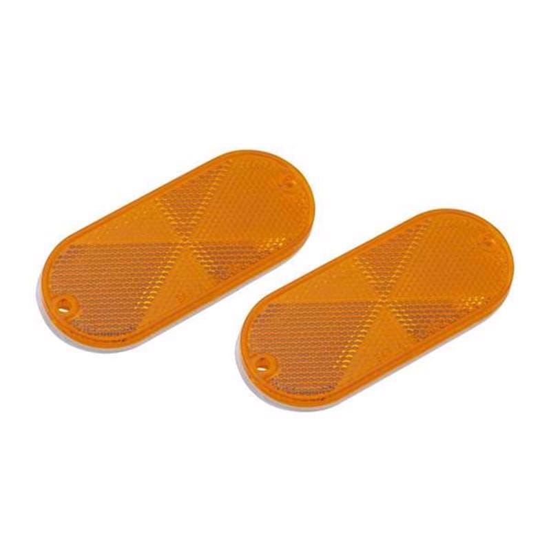 TowSmart 1465 Amber Oval Marker Reflector