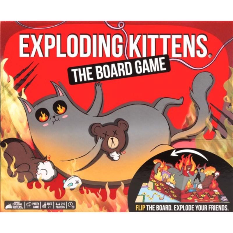 Exploding Kittens EKG-BG-3 Cartoon Cats Board Game
