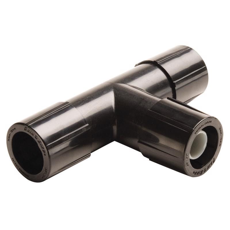 Rain Bird EFT25-1PS Easy Fit 1/2 in. Push-Fit Drip Irrigation Tee 1 pk