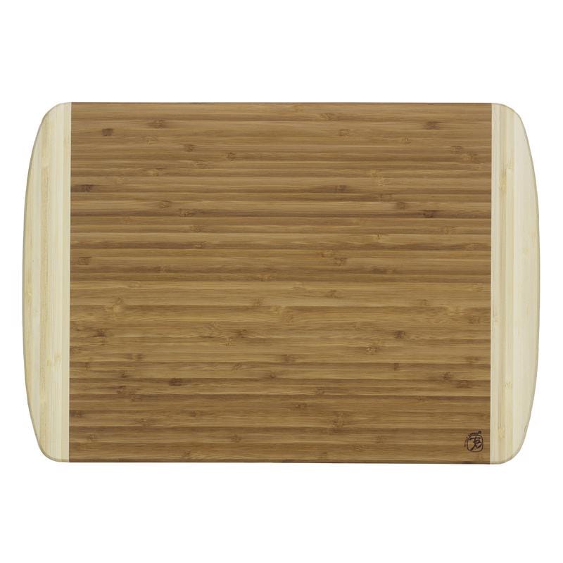 Totally Bamboo 20-1250 Kona Groove 18 in. L X 12.5 in. W X 0.63 in. Bamboo Cutting Board