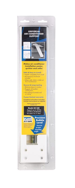 Ac-Safe A/C-160 White Steel Universal Air Conditioner Support 160 lb