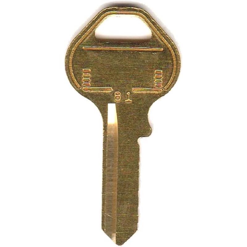 Master Lock K81KMBOX Pro Series House/Office Key Blank Single For Master Lock Silver