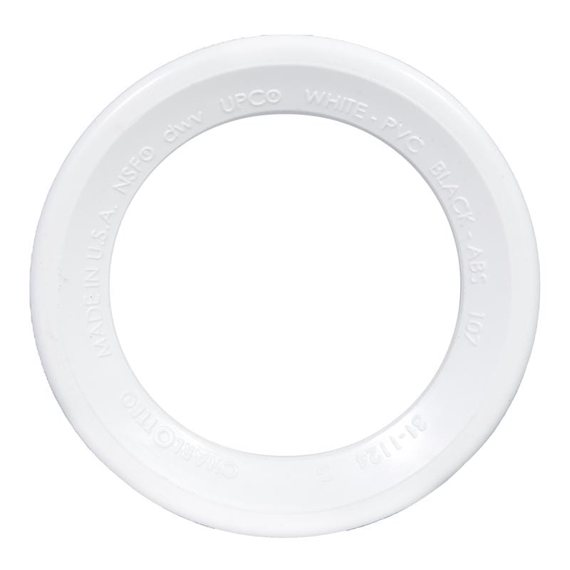 Charlotte Pipe PVC001071800 Schedule 40 4 in. Spigot X 3 in. D Hub PVC Flush Bushing 1 pk