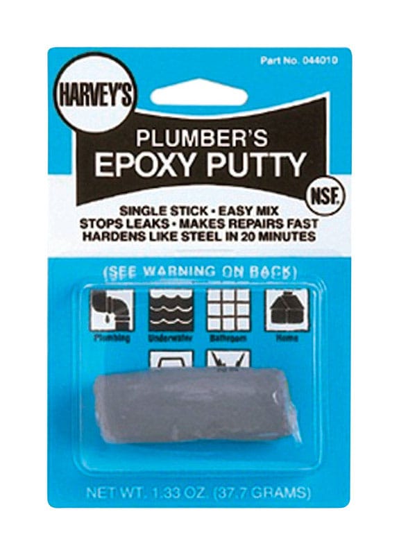Harvey's 44010 Gray Plumbers Putty 1.33 oz