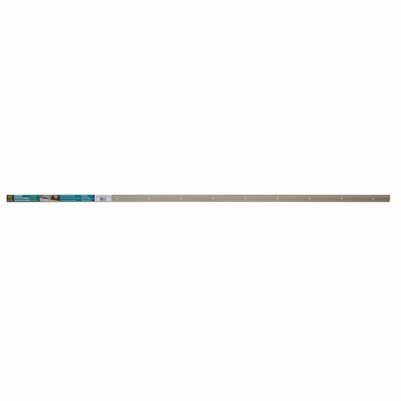 M-D Building Products 43856 0.3 in. H X 1.375 in. W X 72 in. L Prefinished Pewter Aluminum Carpet Trim
