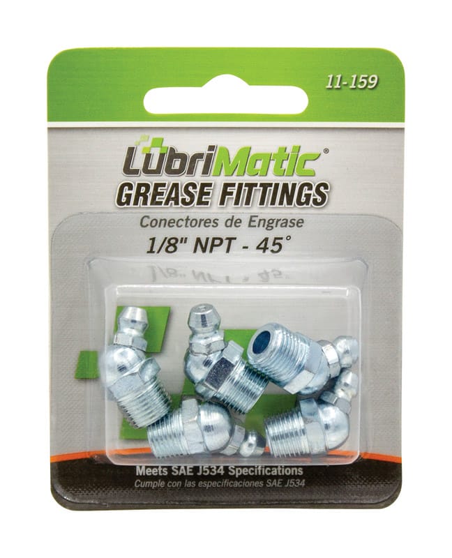 Lubrimatic LUBR11159 45 degree Grease Fittings 1 pk
