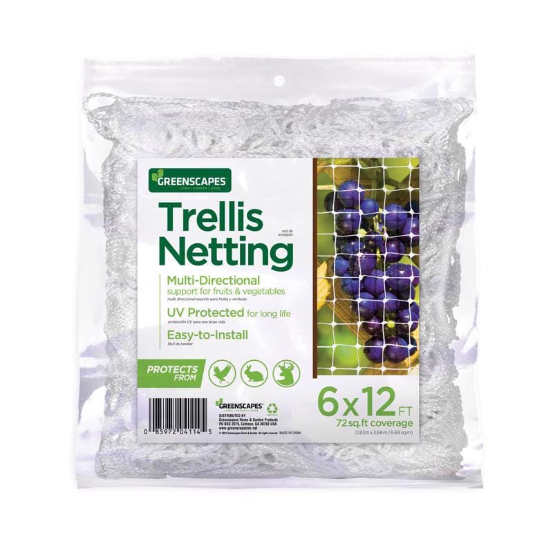 Greenscapes 46638 12 ft. L X 6 ft. W 1 pk Trellis Netting
