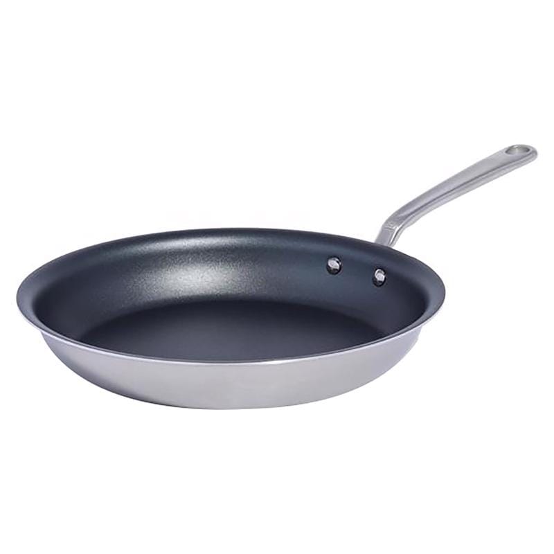 Made In Cookware COOK-12-FRY-PE- Stainless Steel Fry Pan 12 in. Black/Silver