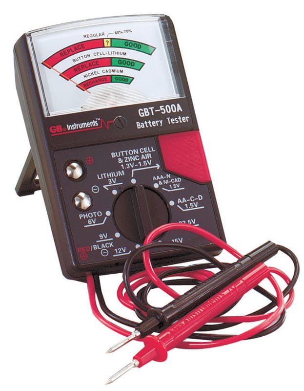 Gardner Bender GBT-500A 1.5 to 22.5 V Analog Battery Tester