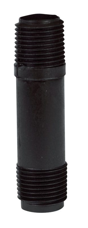 BK Products 423-050 Schedule 40 1/2 in. MIP X 1/2 in. D MIP Polyethylene 5 in. Nipple 1 pk