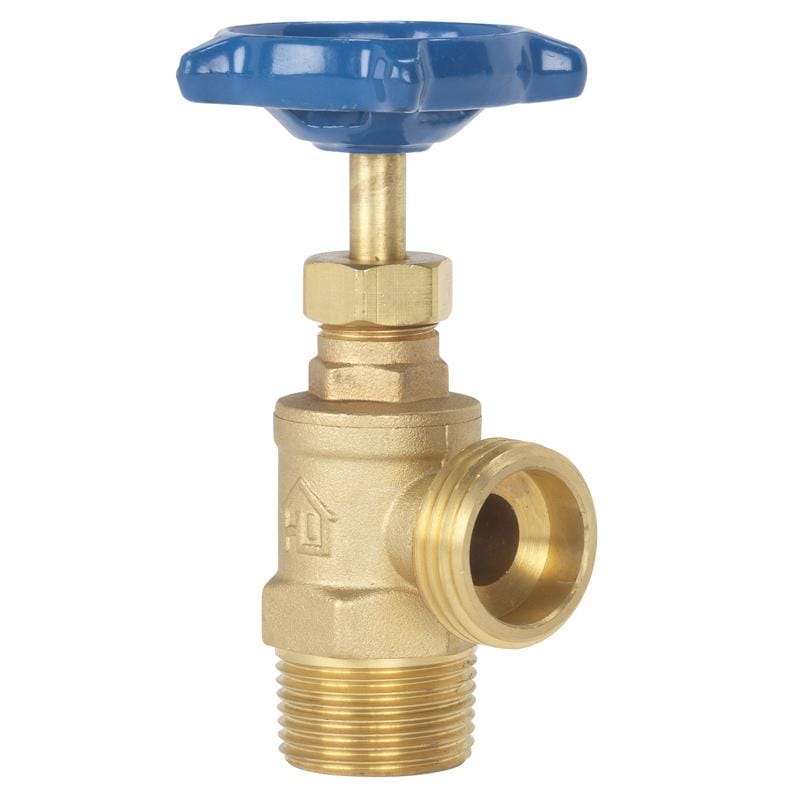 Homewerks VBDSTDG4 3/4 in. MIP X 3/4 in. MHT Brass Boiler Drain