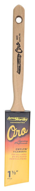 ArroWorthy 3820 0150 Oro 1-1/2 in. Angle Paint Brush