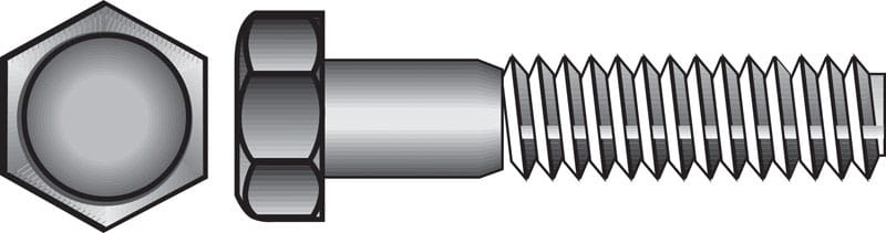 Hillman 811557 5/16 in. D X 4 in. L Hot Dipped Galvanized Steel Hex Bolt 50 pk