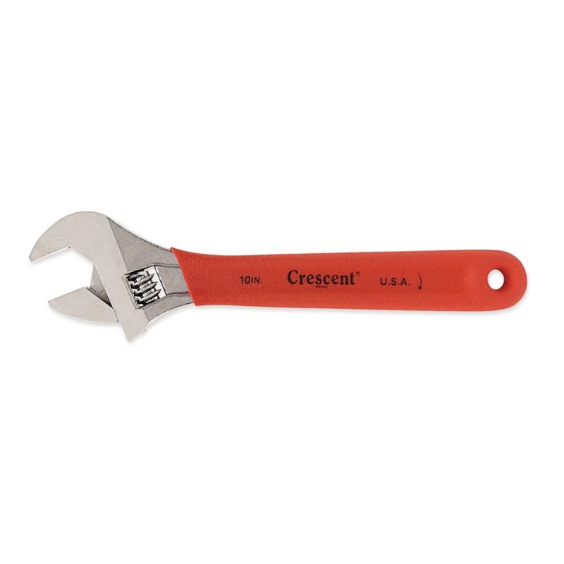 Crescent AC310CVS Metric and SAE Adjustable Wrench 10 in. L 1 pc