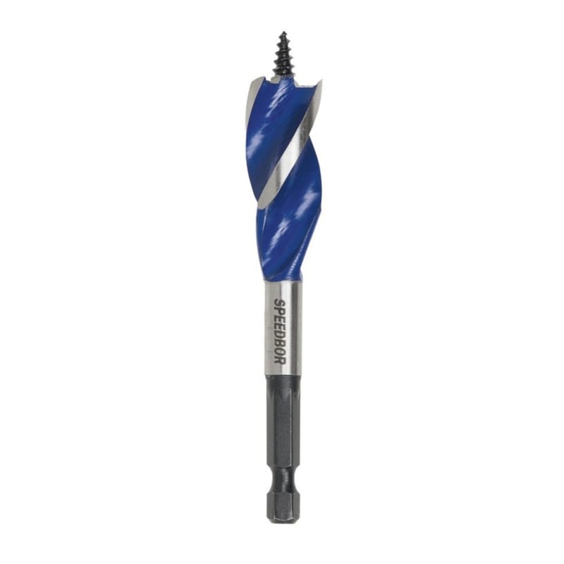 Irwin 1866034 Speedbor 5/8 in. X 4 in. L Carbon Steel Wood Boring Bit Quick-Change Hex Shank 1 pc