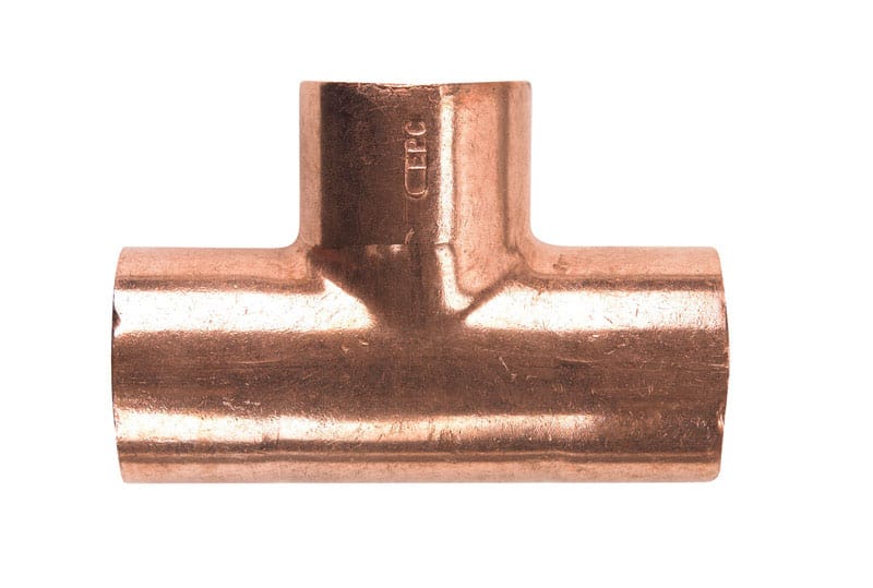 Nibco W01760D 1-1/4 in. Sweat X 1-1/4 in. D Sweat Copper Tee 1 pk
