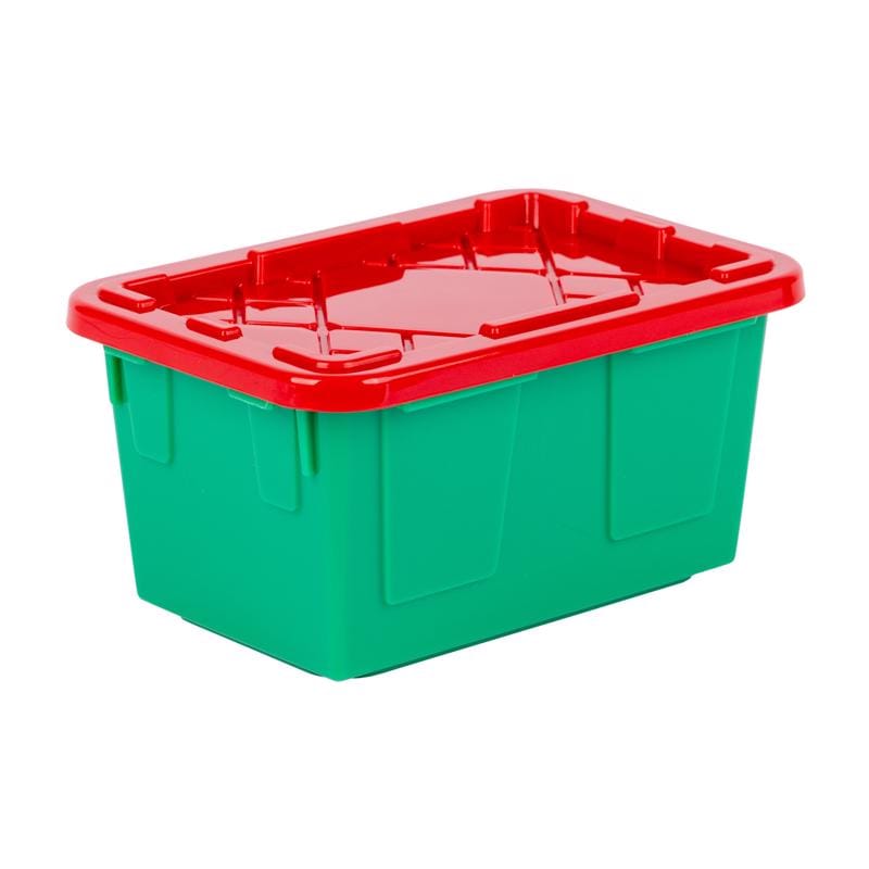 Greenmade 853652 0.09 gal Green/Red Mini Tote 2.4 in. H X 3.3 in. W X 4.8 in. D Stackable