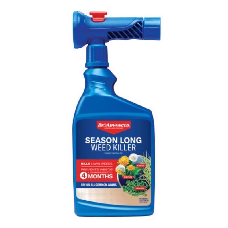 BioAdvanced 820186B Season Long Weed Killer + Preventer RTS Hose-End Concentrate 32 fl. oz.