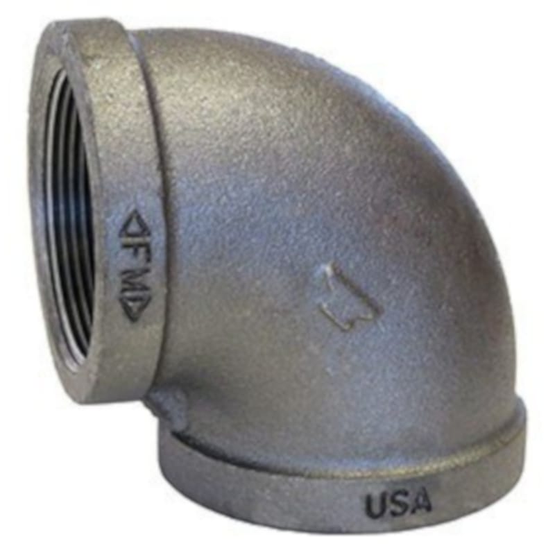 Anvil 8700123758 3/4 in. FPT X 3/4 in. D FPT Black Malleable Iron Elbow